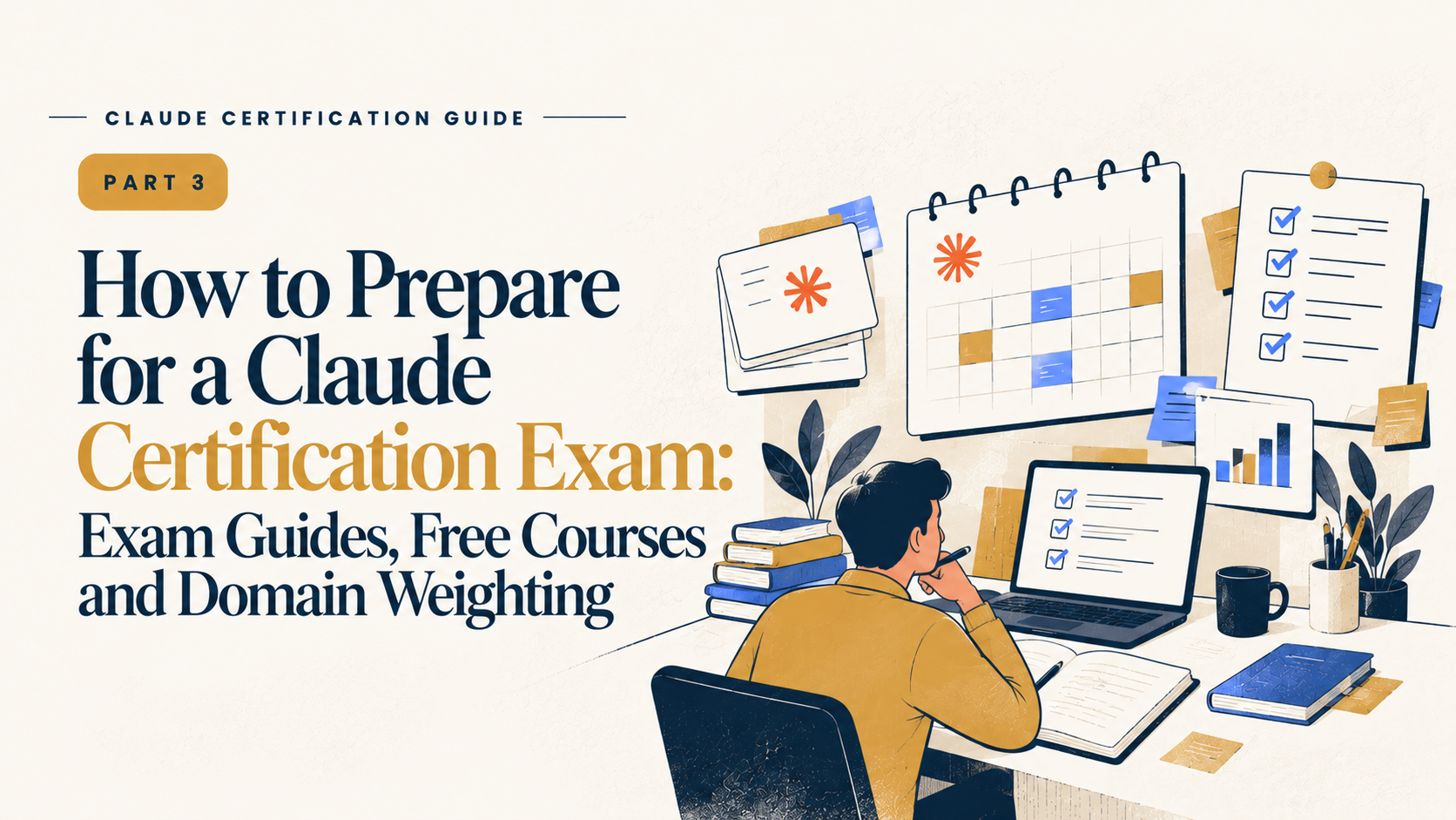 How to Prepare for a Claude Certification Exam: Exam Guides, Free Courses and Domain Weighting