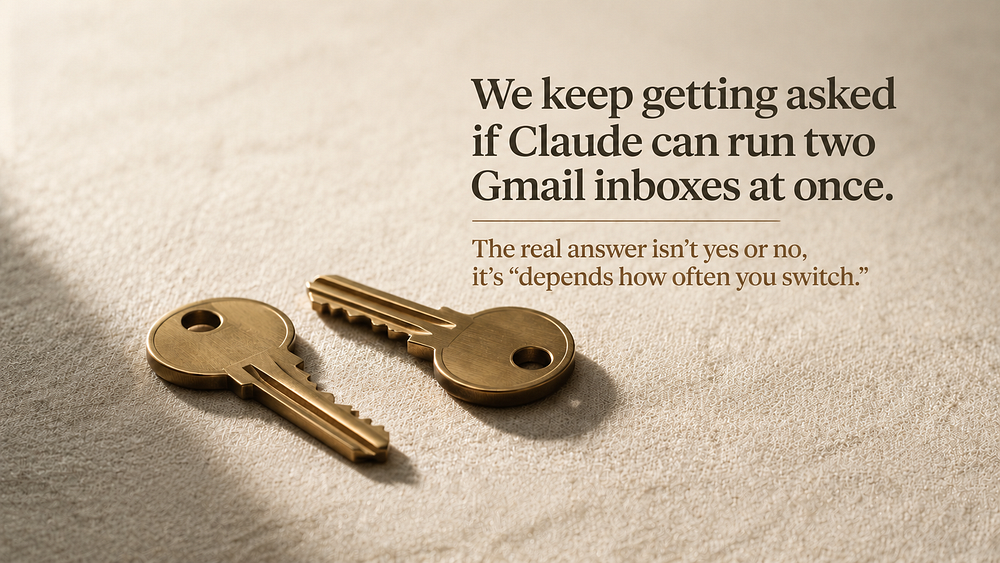 How to Connect Multiple Gmail Accounts to Claude
