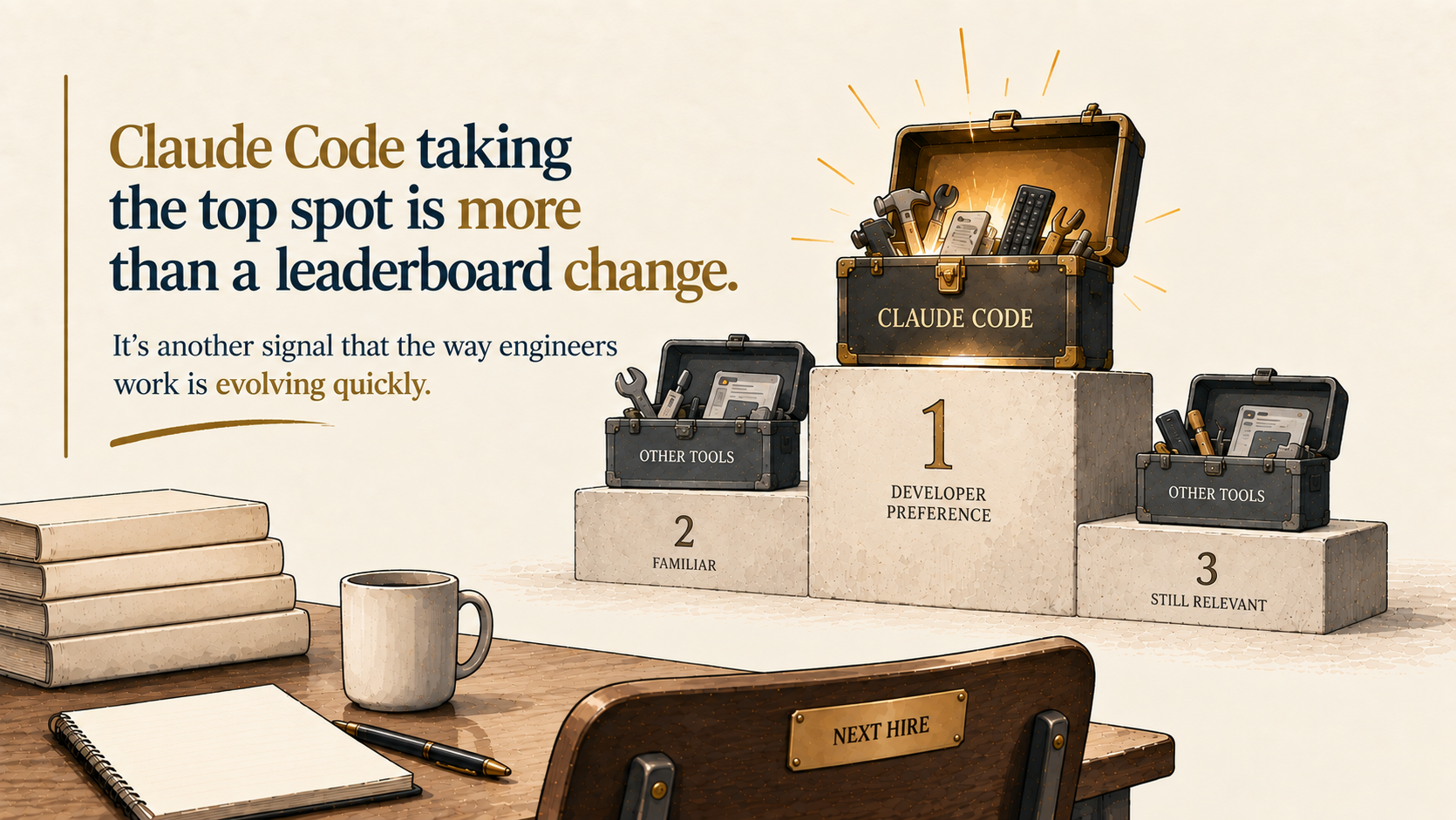 What Claude Code's #1 Spot Means for Your Next Engineering Hire
